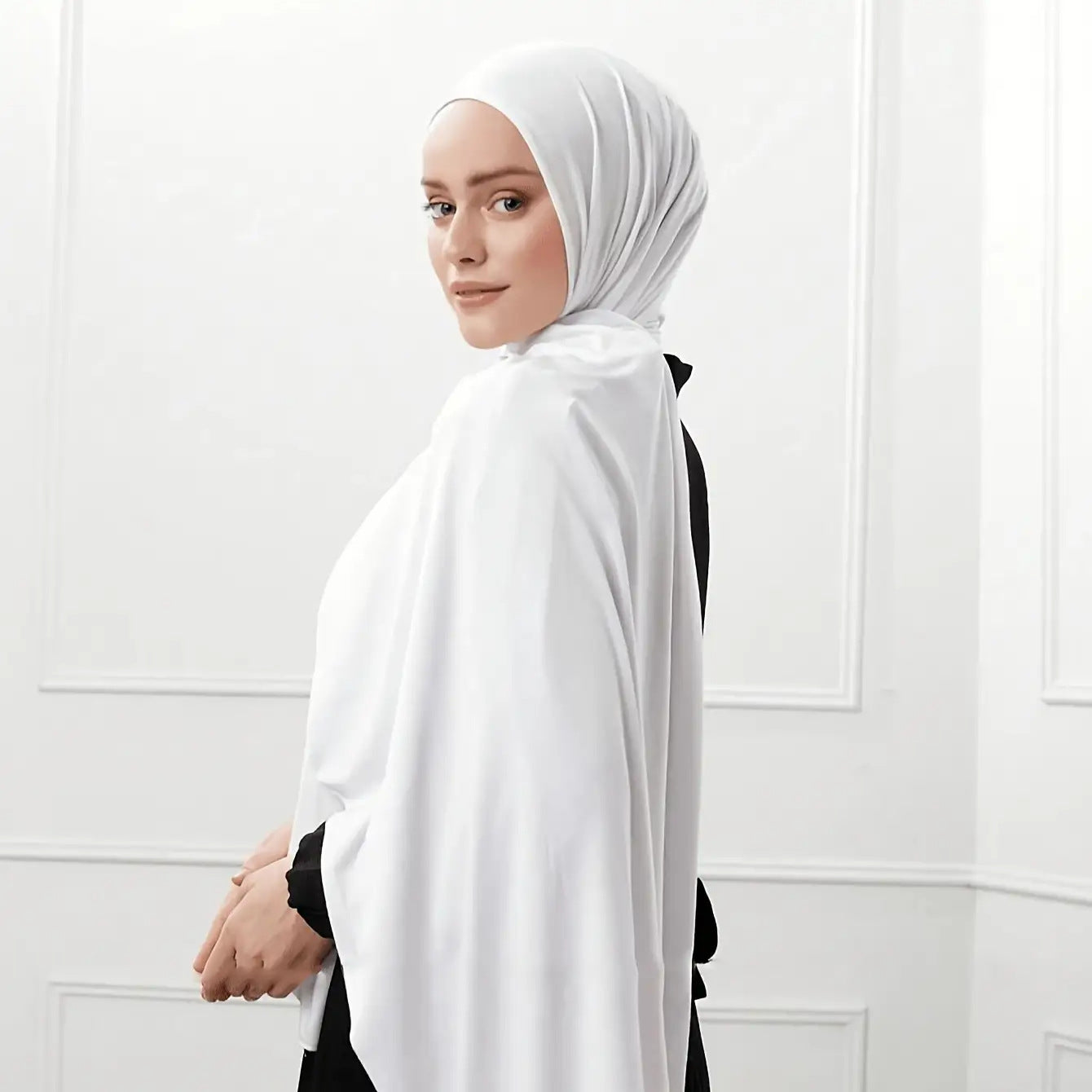 Modal Solid Color Long Scarf Headscarf Wholesale High-Quality Breathable