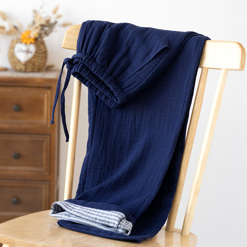 Home-use, Springsummerfall Lightweight Straight-leg Casual Sleep Pants Suitable For Outdoor Wear