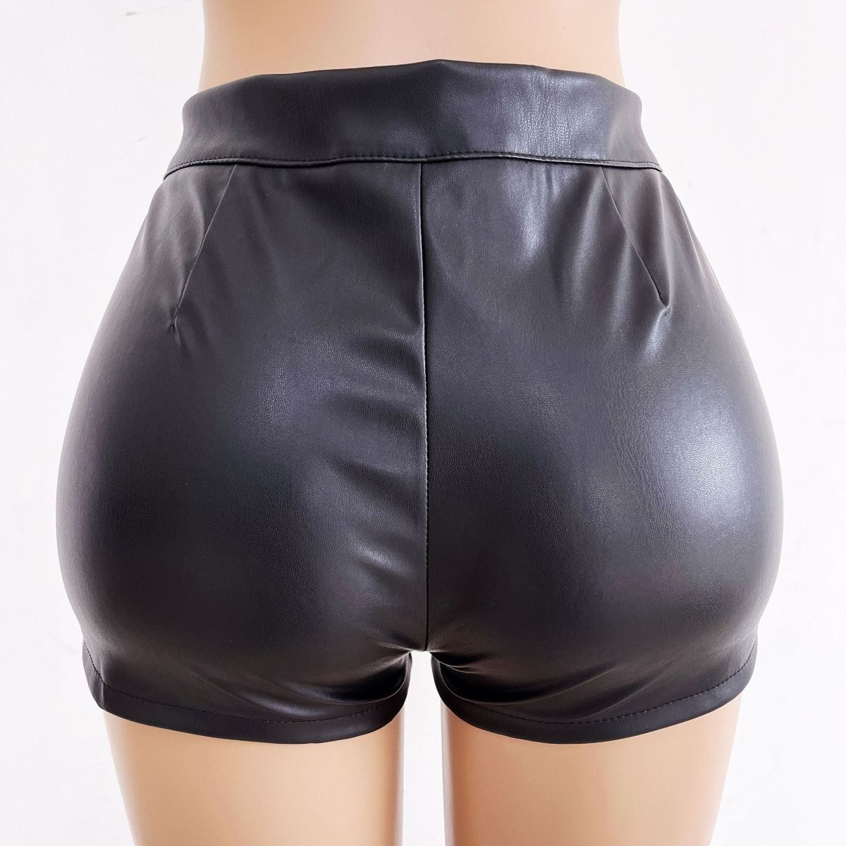 Sexy Hot Pants Ultra-short Womens Casual Leather Pants