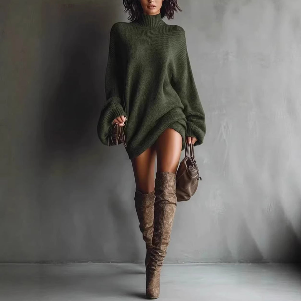 Autumn Knitted Dress For Women