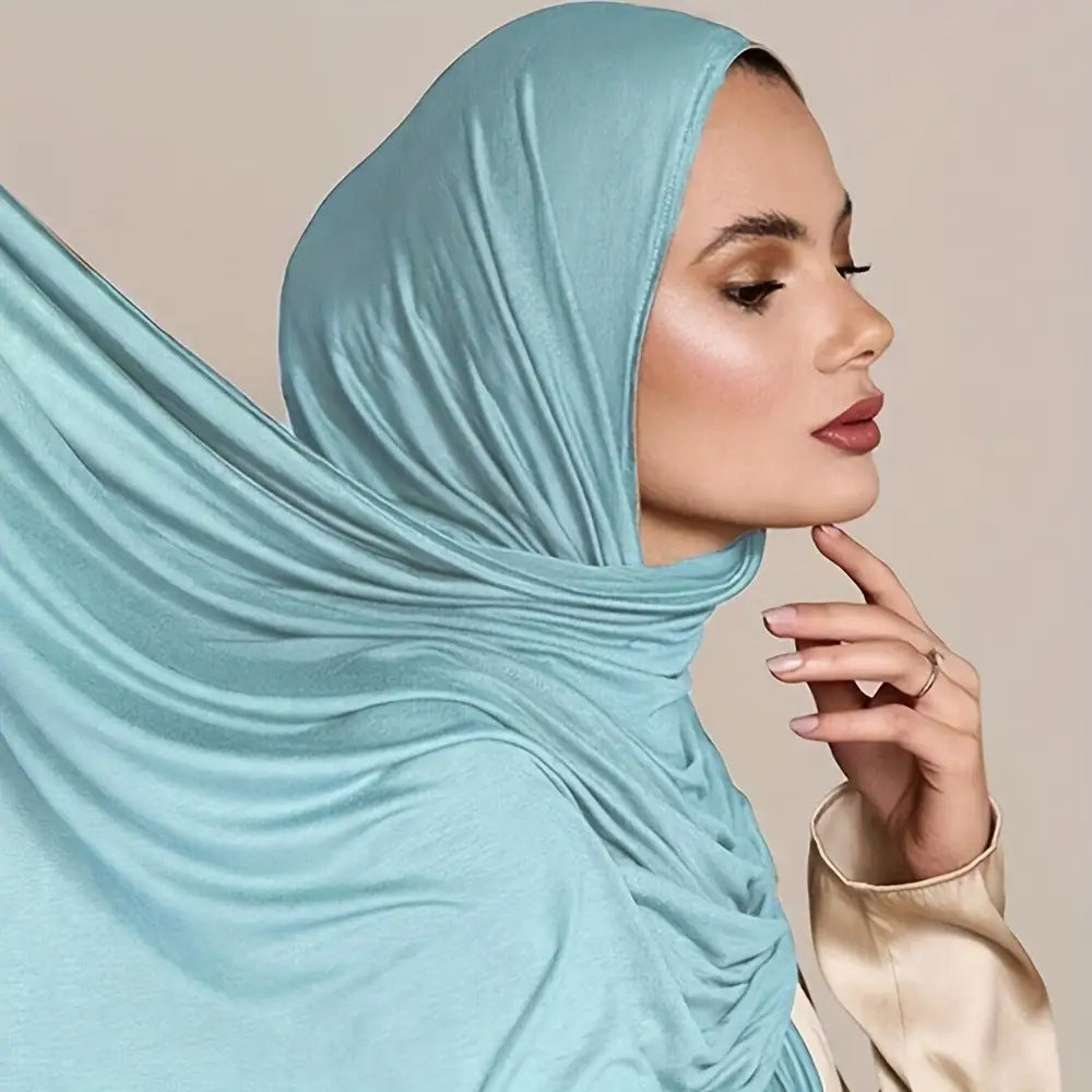 Modal Solid Color Long Scarf Headscarf Wholesale High-Quality Breathable