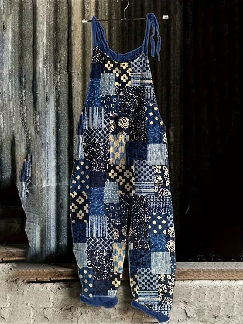 3D-printed Suspender Casual Pants Suspender Overalls