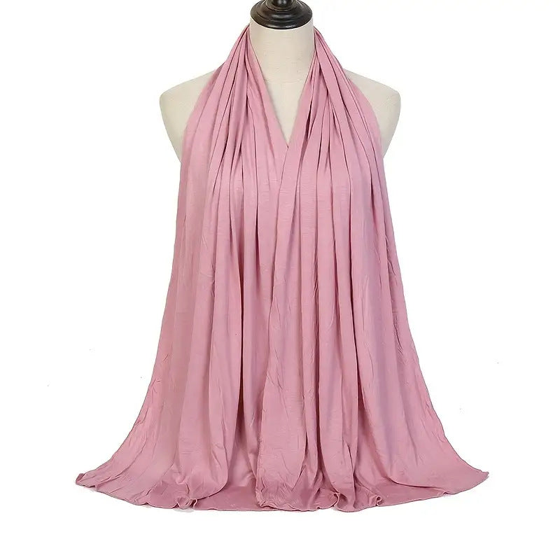 Modal Solid Color Long Scarf Headscarf Wholesale High-Quality Breathable